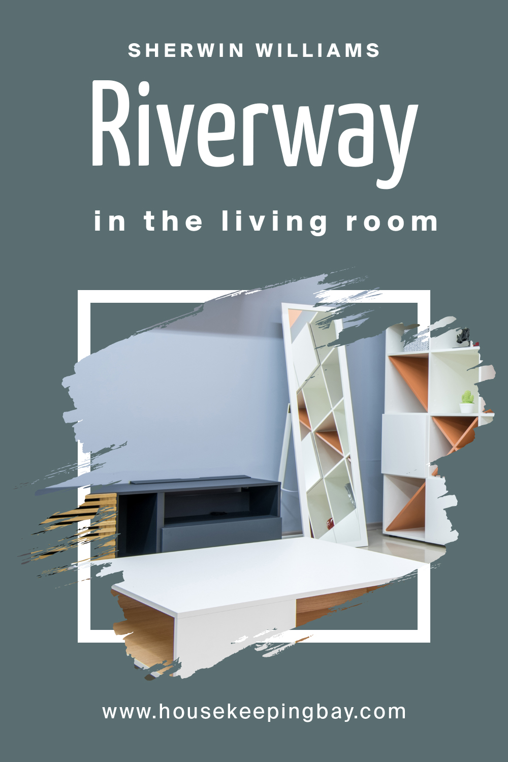 riverway by sherwin williams in the living room