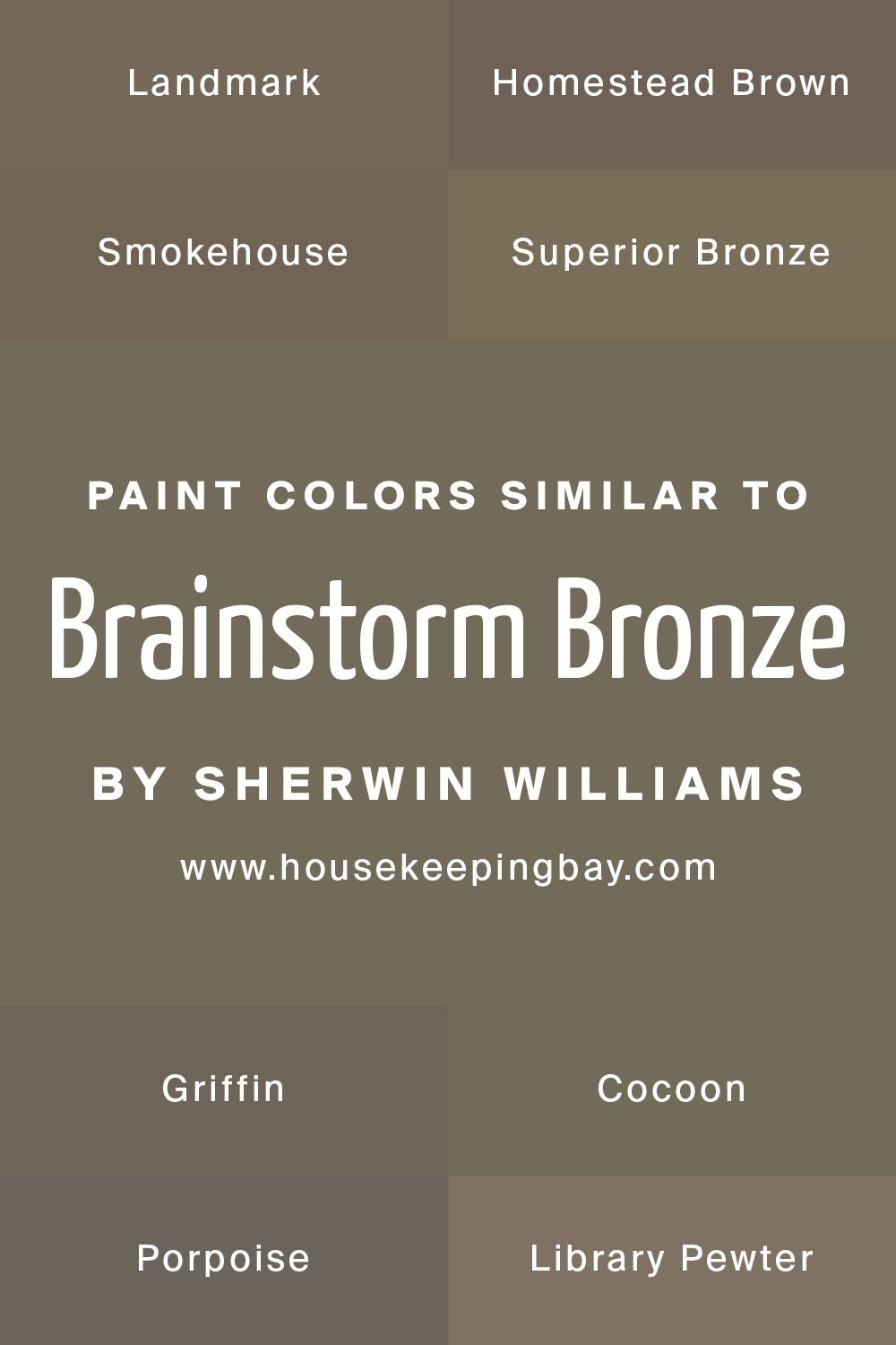 Colors Similar to Brainstorm Bronze