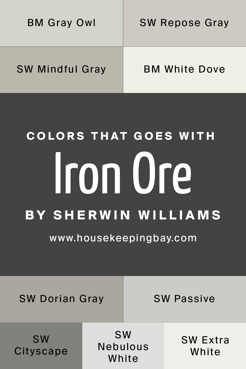 Colors That Iron Ore Goes With