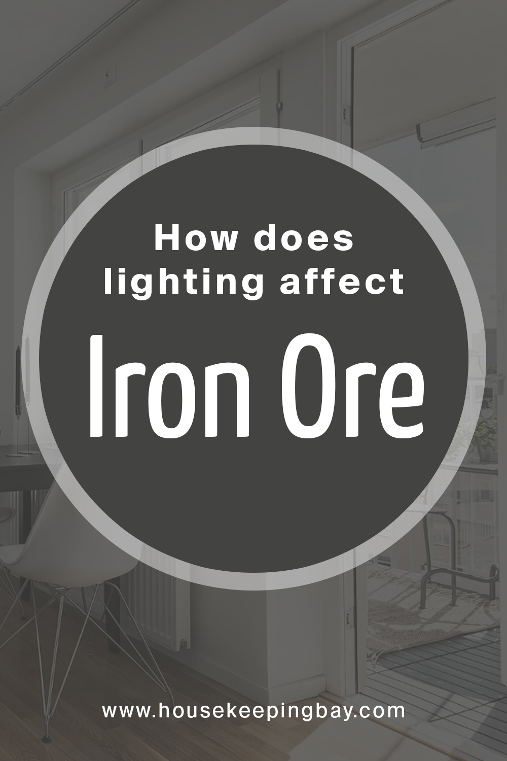 How the iron ore React to Light