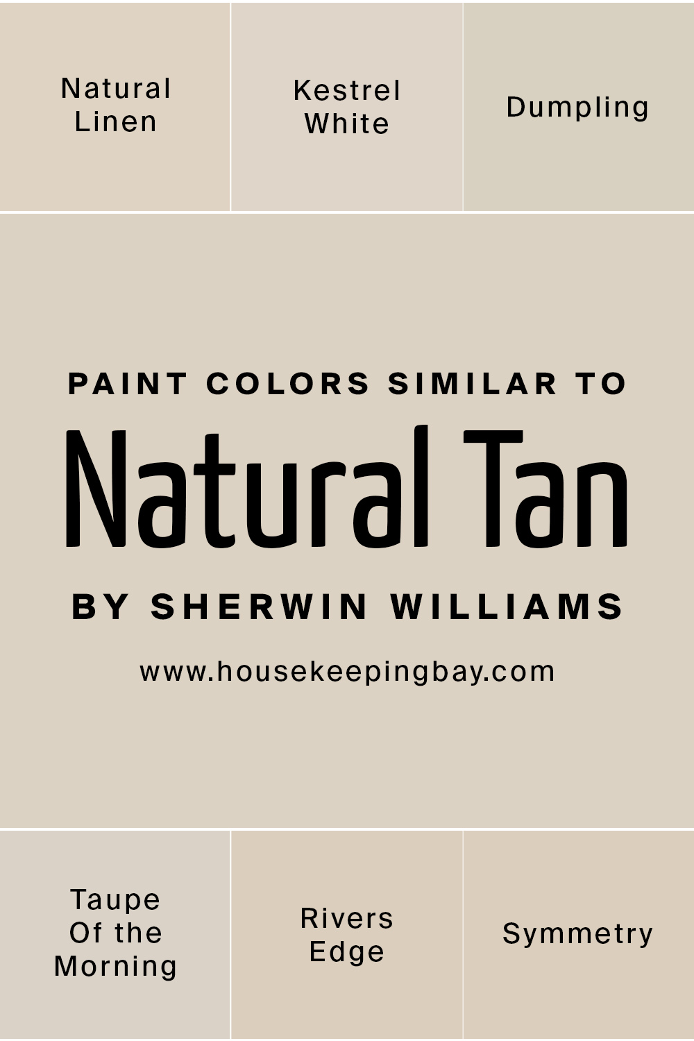 Paint Colors Similar to Natural Tan