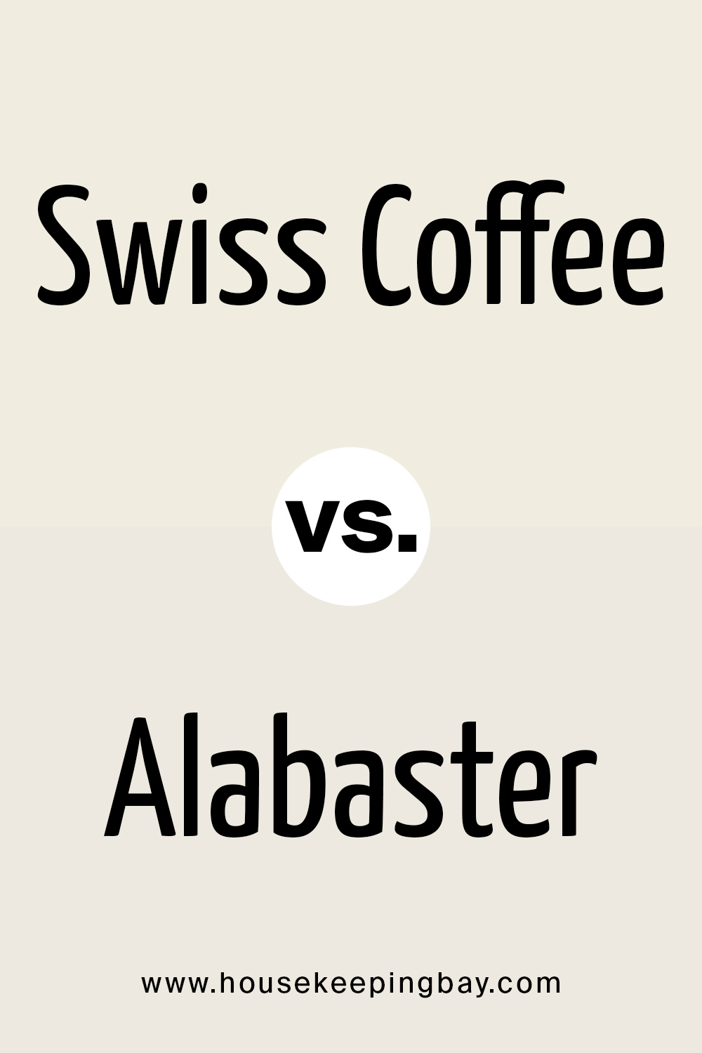 swiss coffee vs alabaster