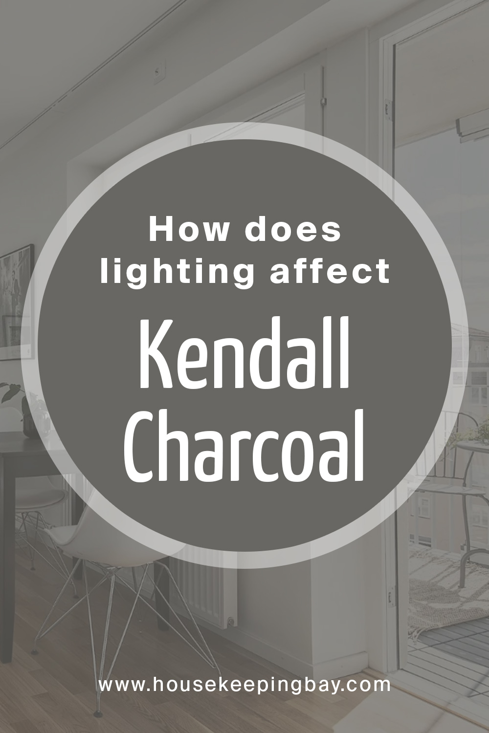 How does lighting affect Kendall Charcoal