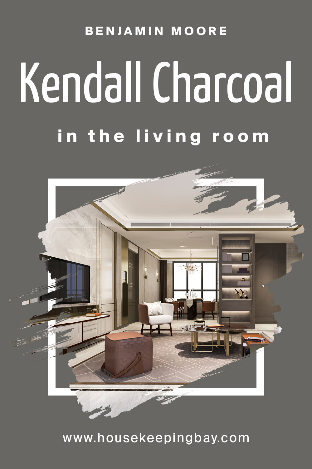 kendall charcoal in the living room