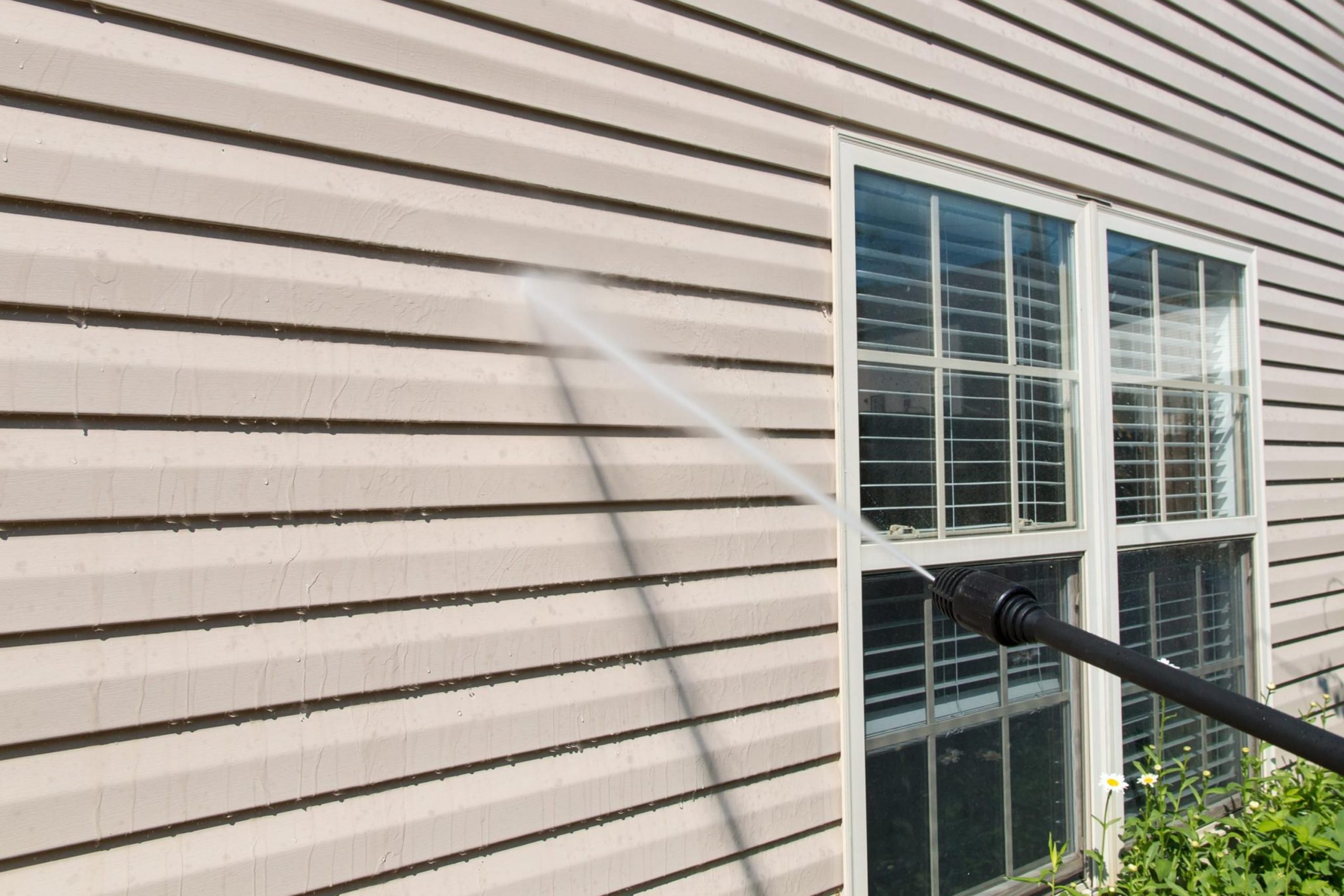 asbestos siding painted