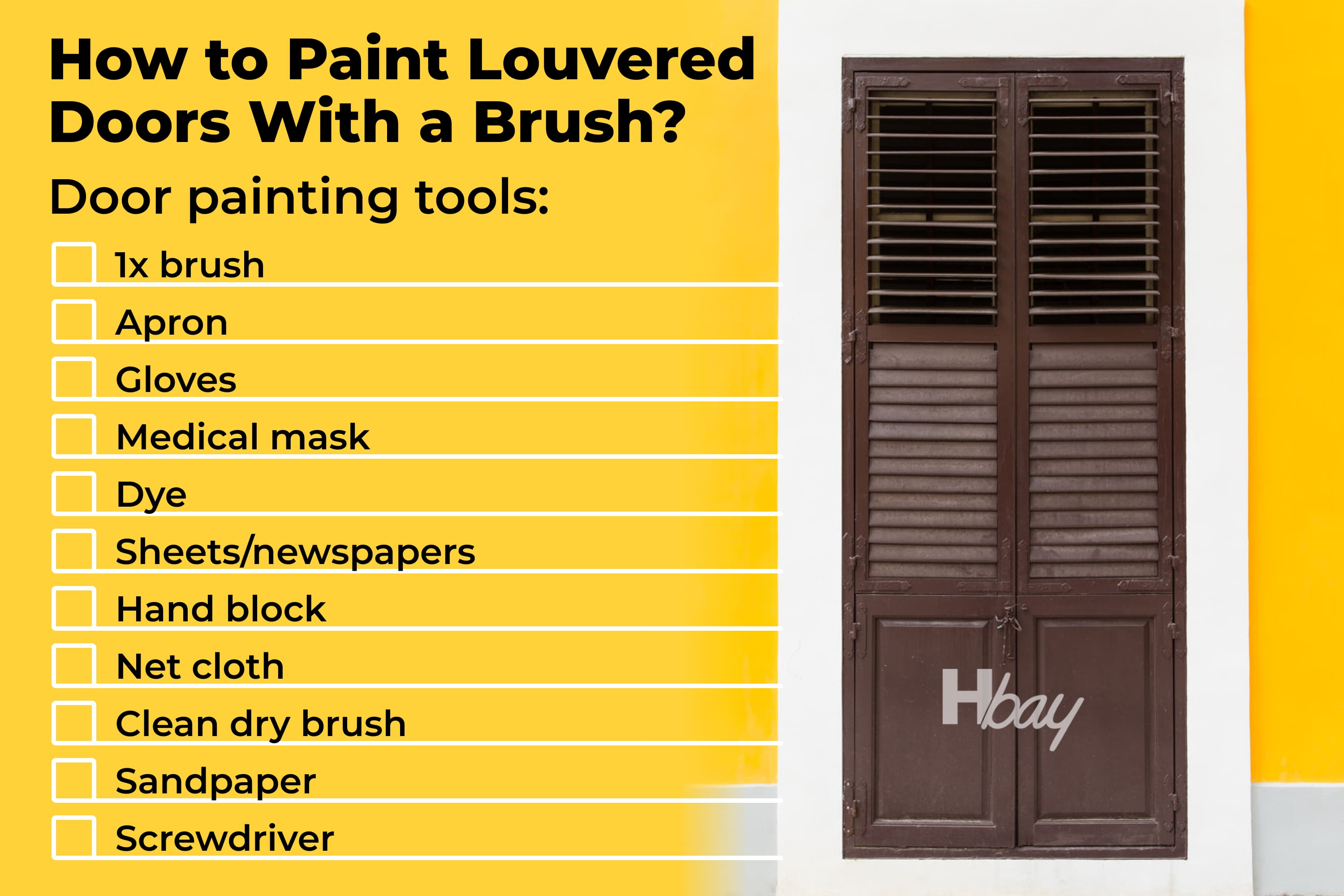 How to Paint Louvered Doors With a Brush