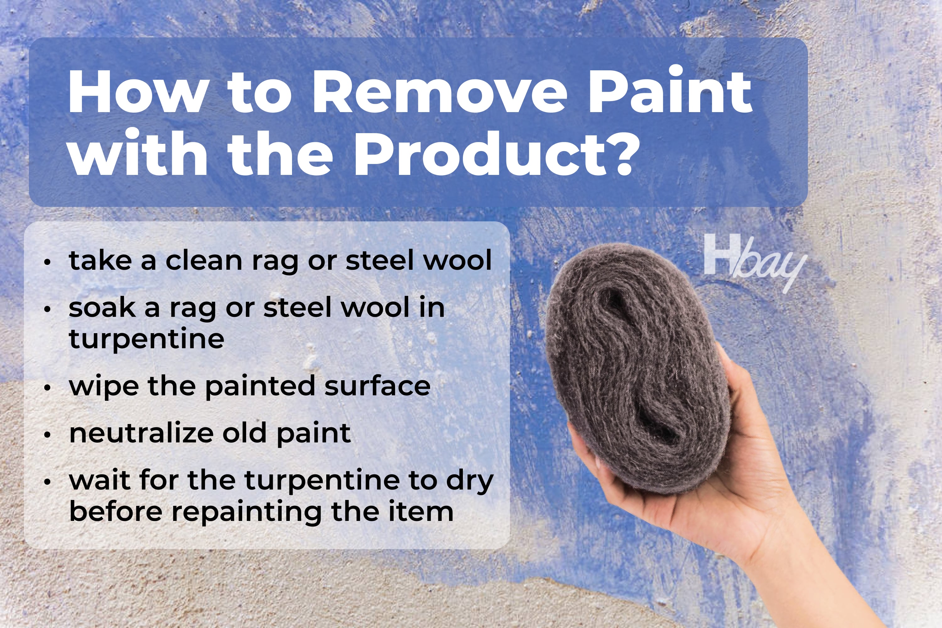 Apply the Product.How to remove paint with the product