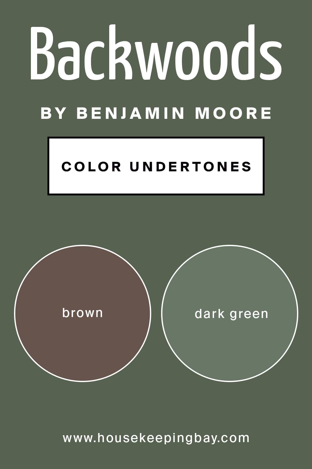 Backwoods by Benjamin Moore Color Undertones