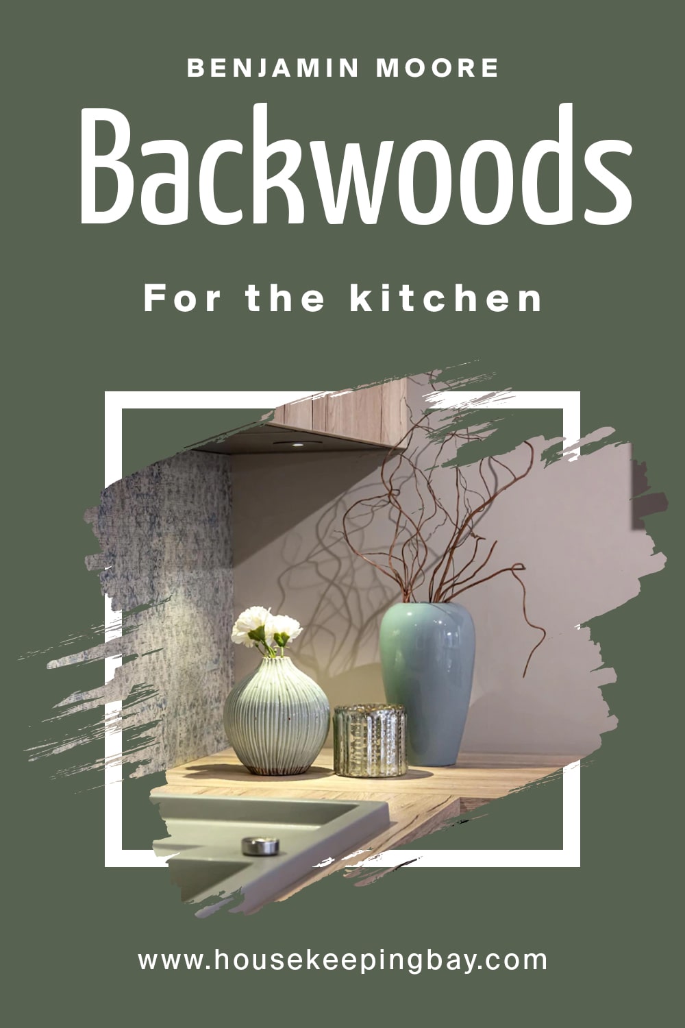 Benjamin Moore. Backwoods for the kitchen
