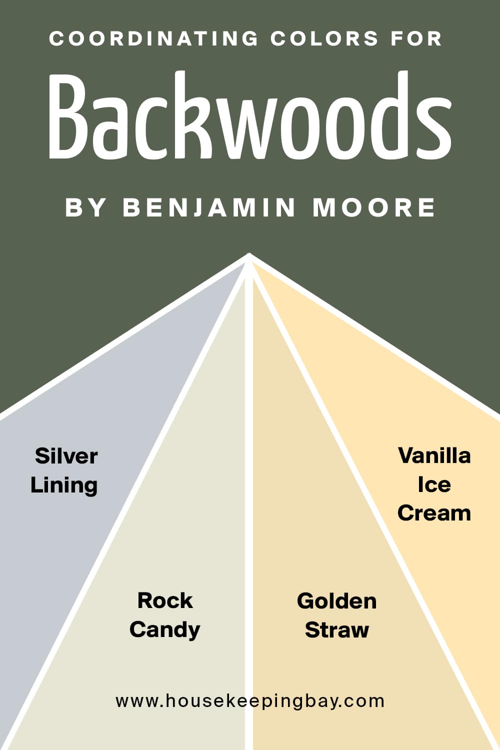 Coordinating Colors for Backwoodsby Benjamin Moore