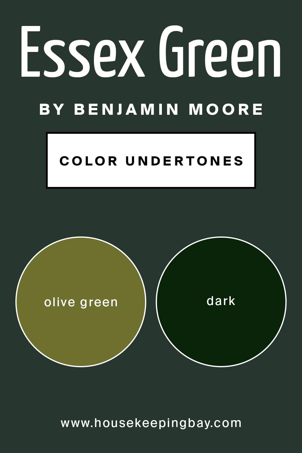 Essex Green by Benjamin Moore Color Undertones