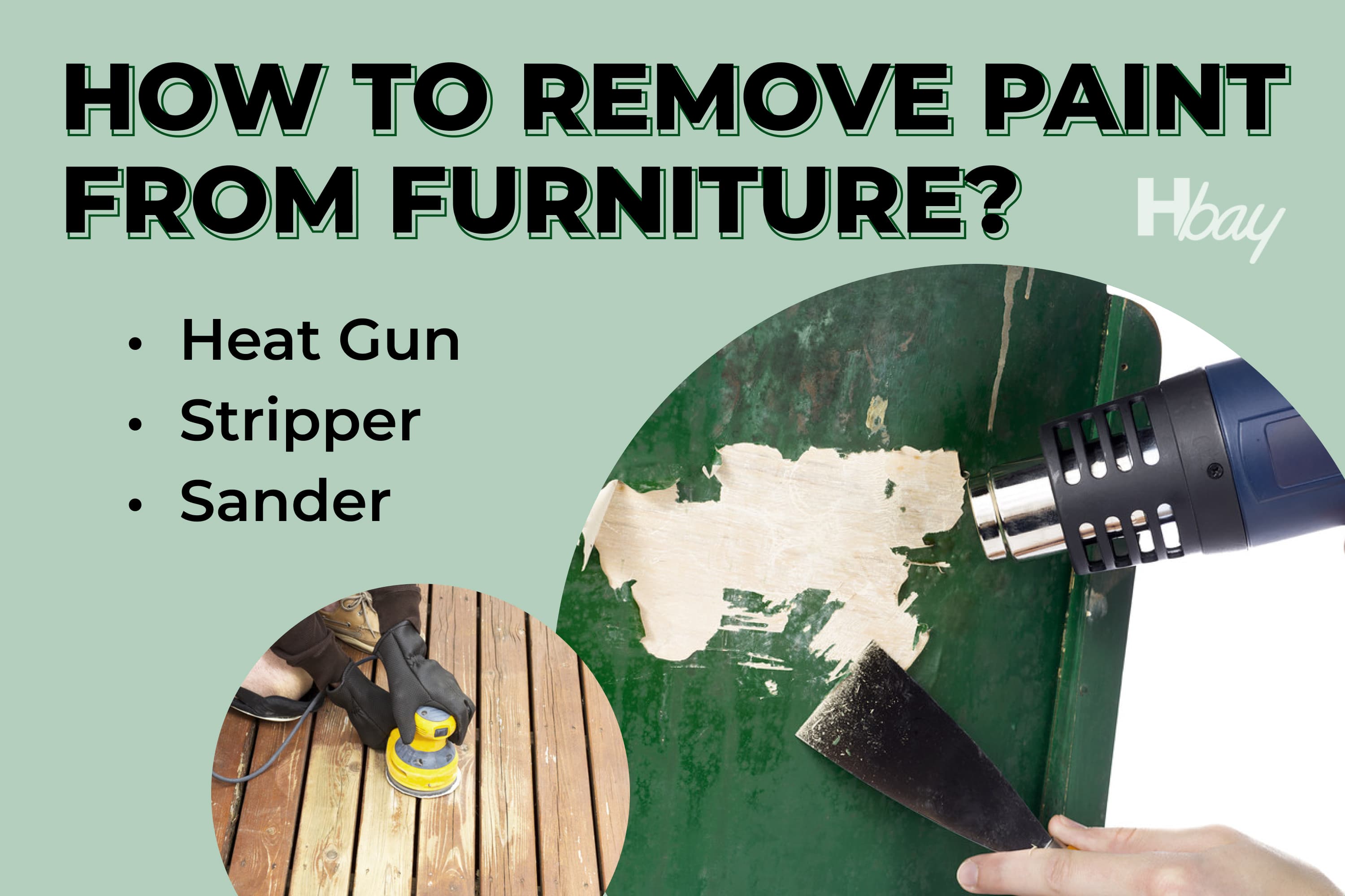 How to remove paint from furniture