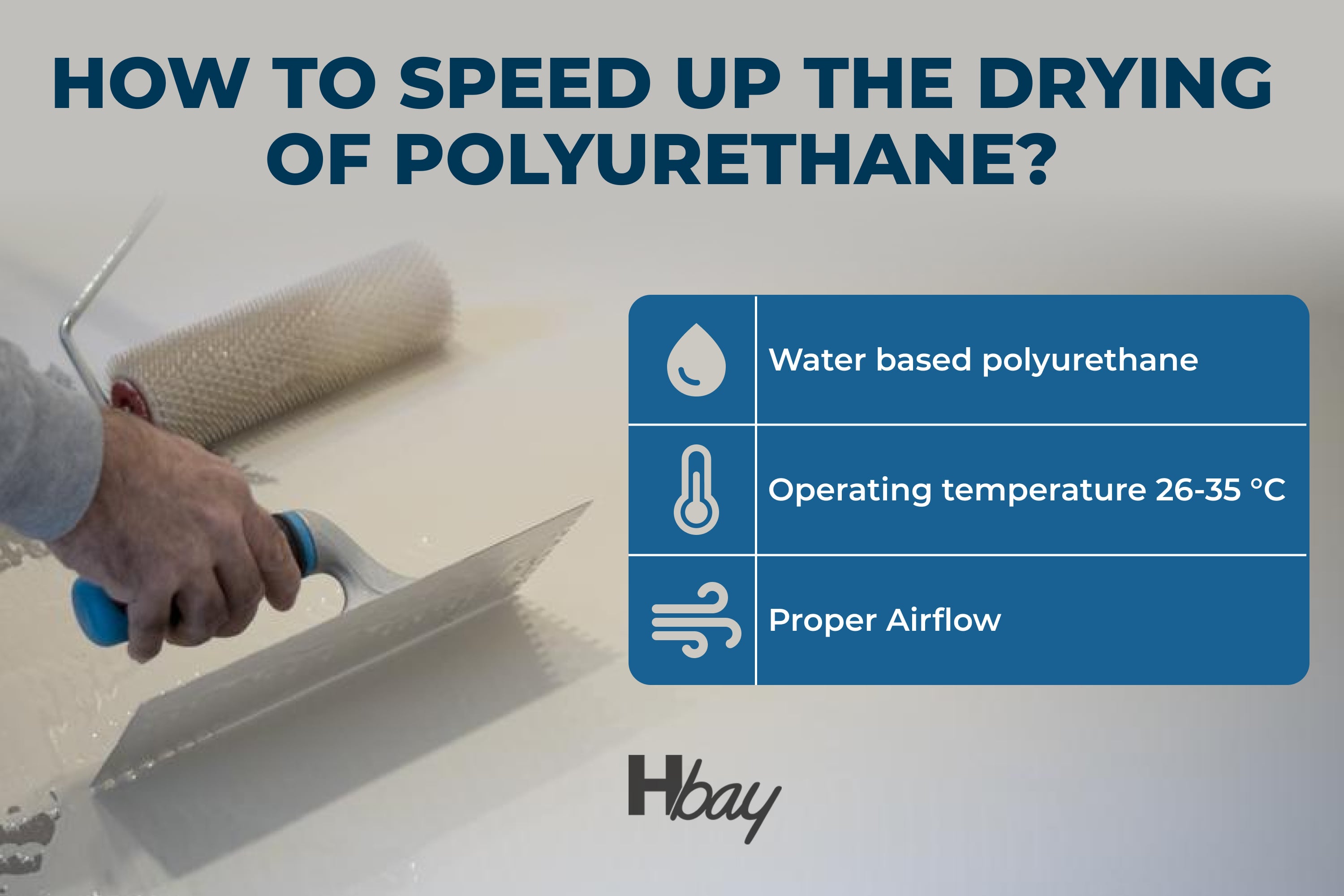 How to speed up the drying of polyurethane