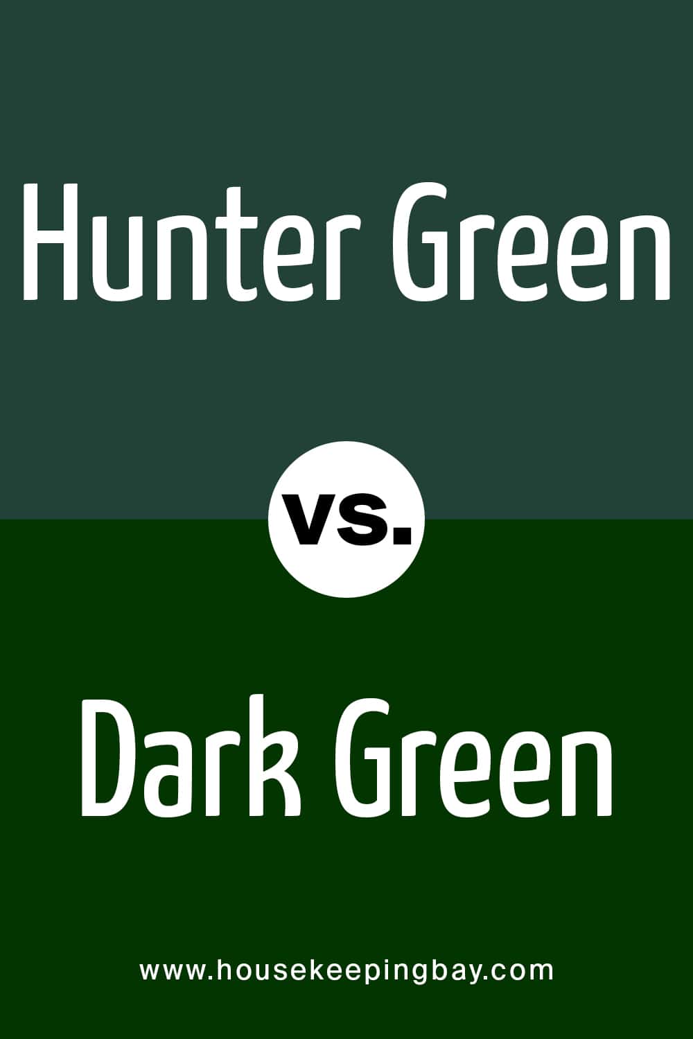 Hunter Green vs Dark Green