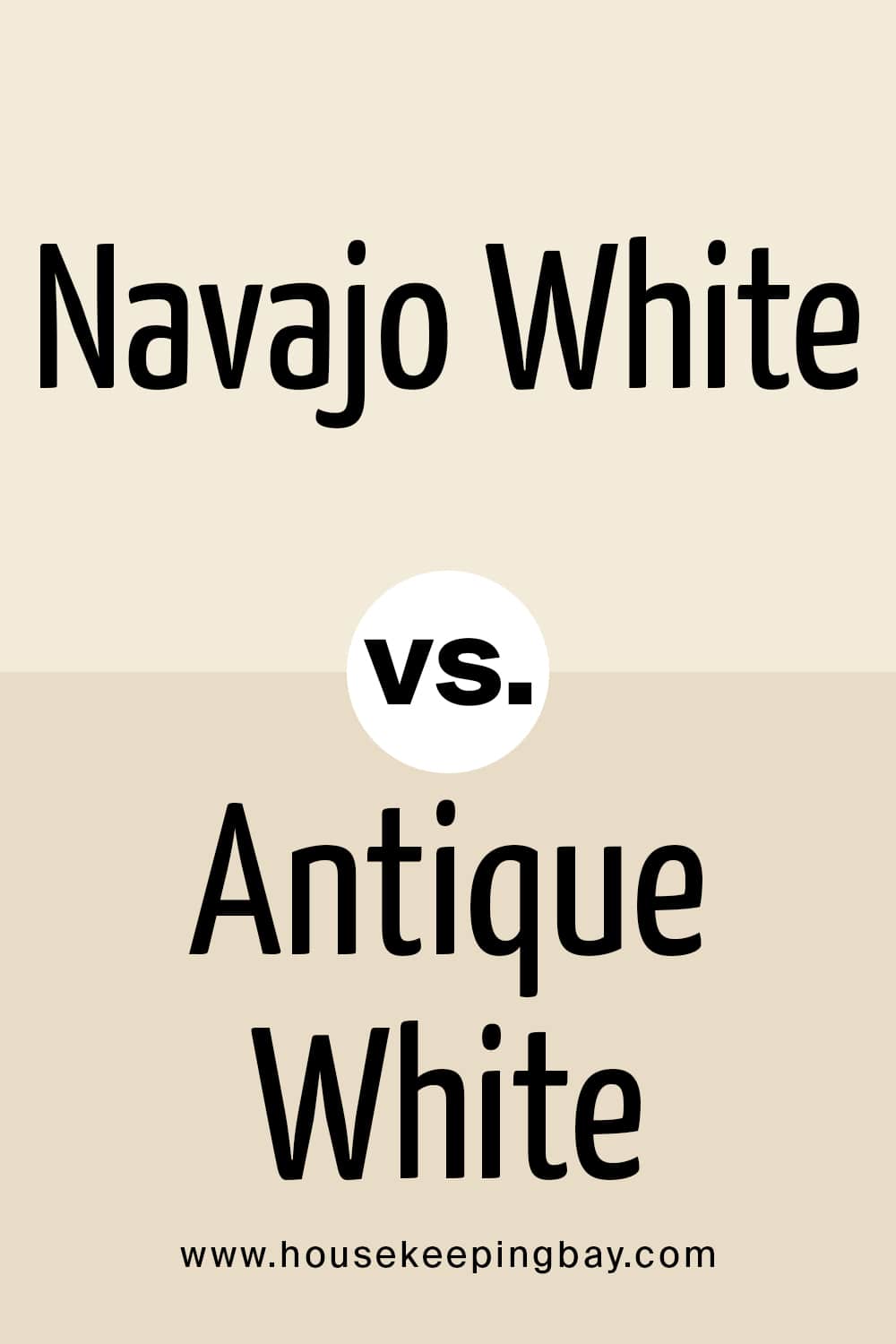 Navajo White vs Antique White