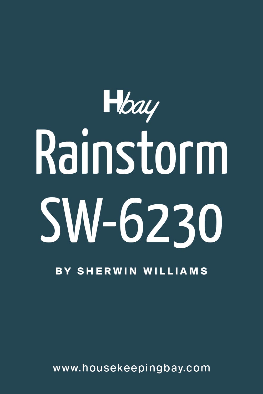 Rainstorm SW-6230 Paint Color by Sherwin Williams