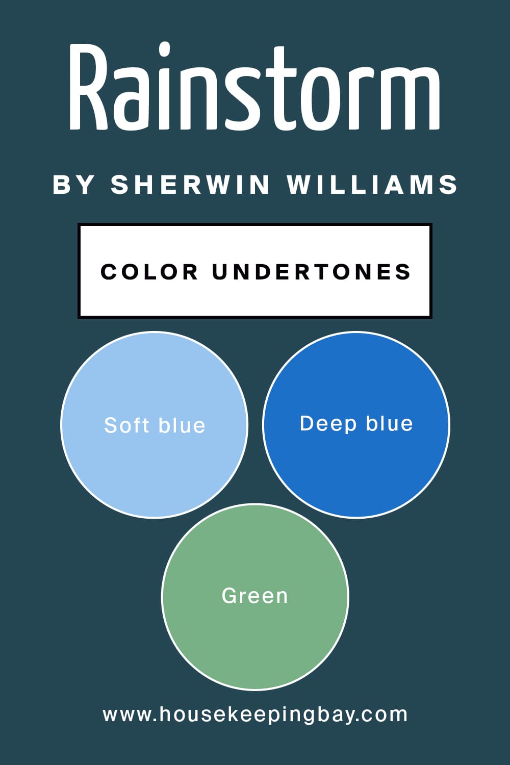 Rainstorm by Sherwin Williams Color Undertones