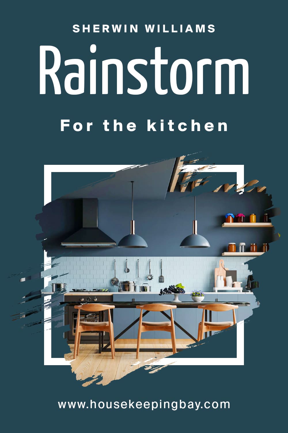 Sherwin Williams. Rainstorm For the kitchen