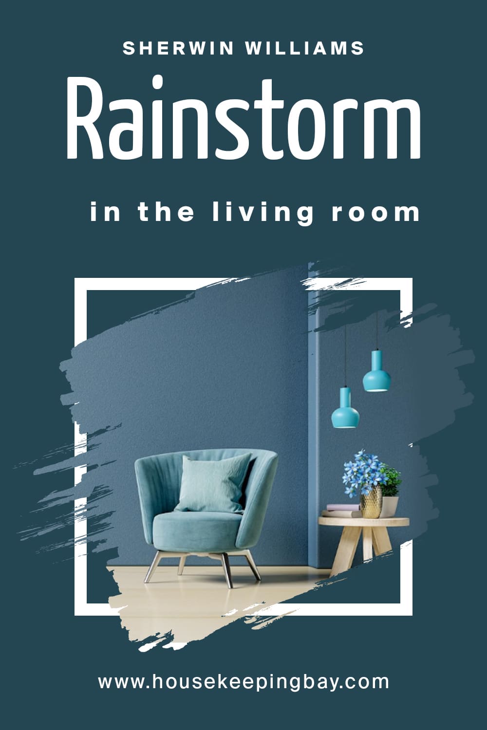 Sherwin Williams. Rainstorm In the Living Room