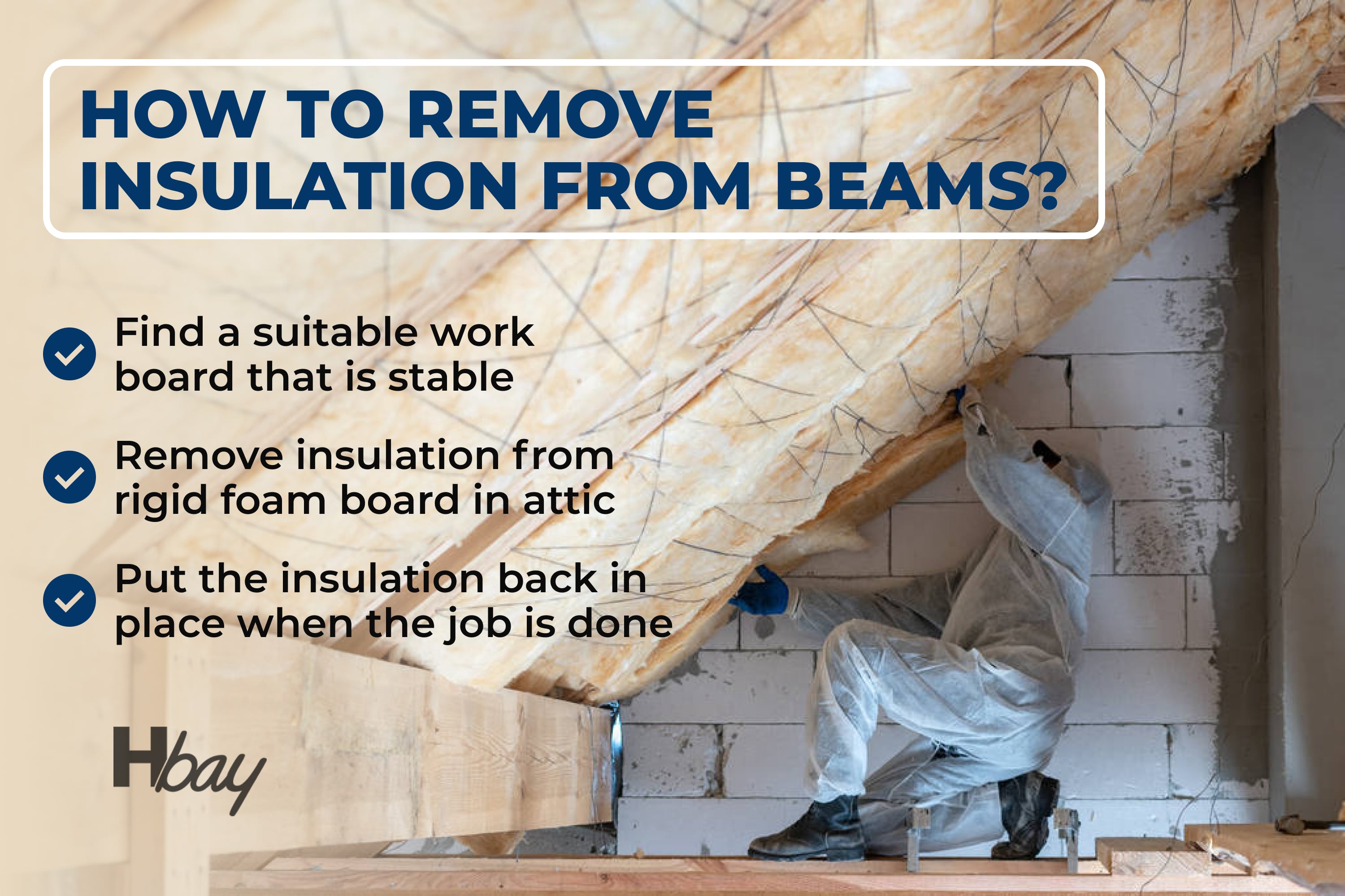 Sweep the Insulation From the Joists