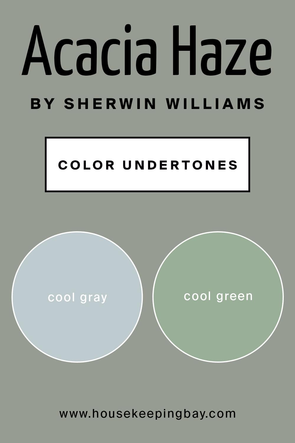 Acacia Haze by Sherwin Williams Color Undertones