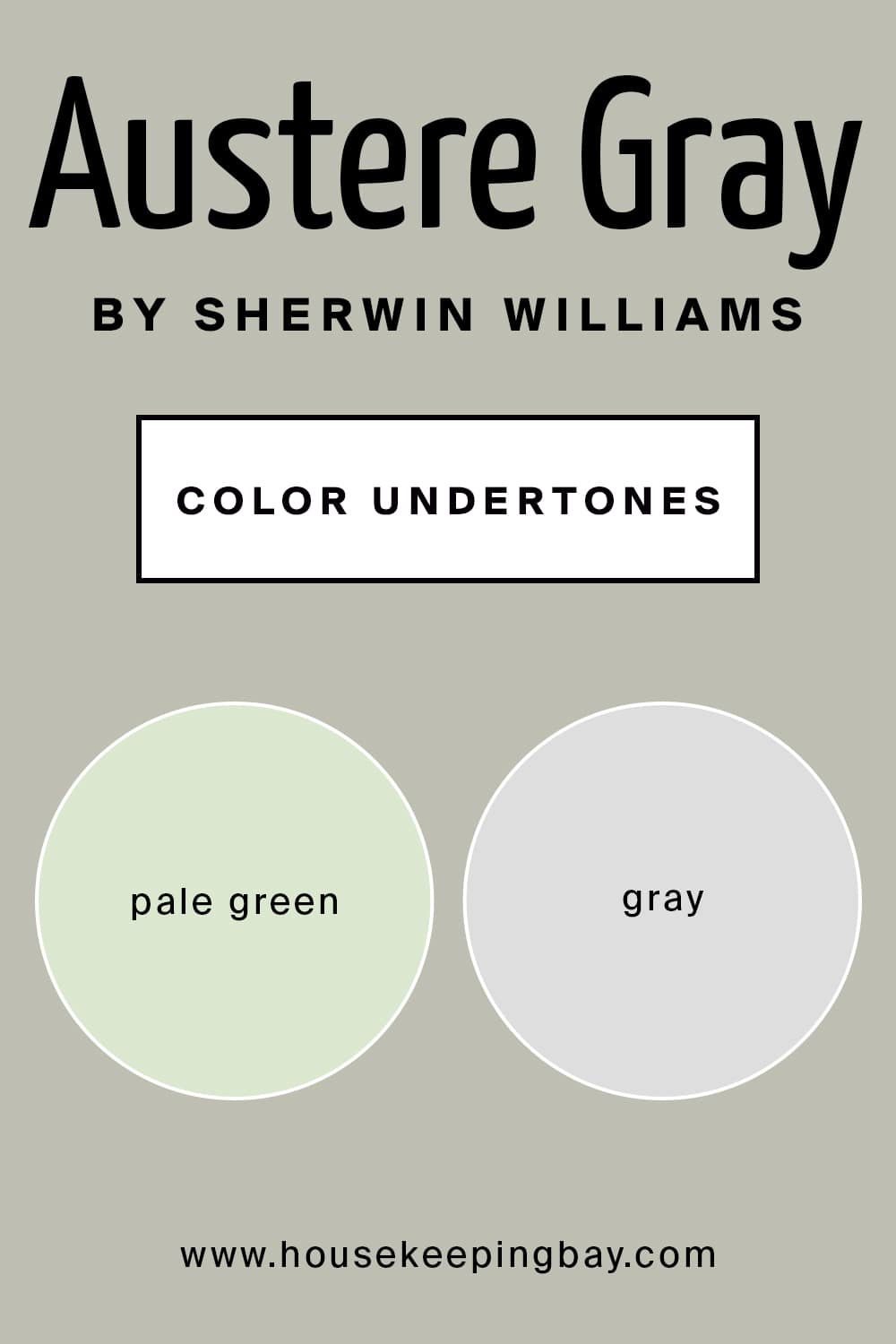 Austere Gray by Sherwin Williams Color Undertones