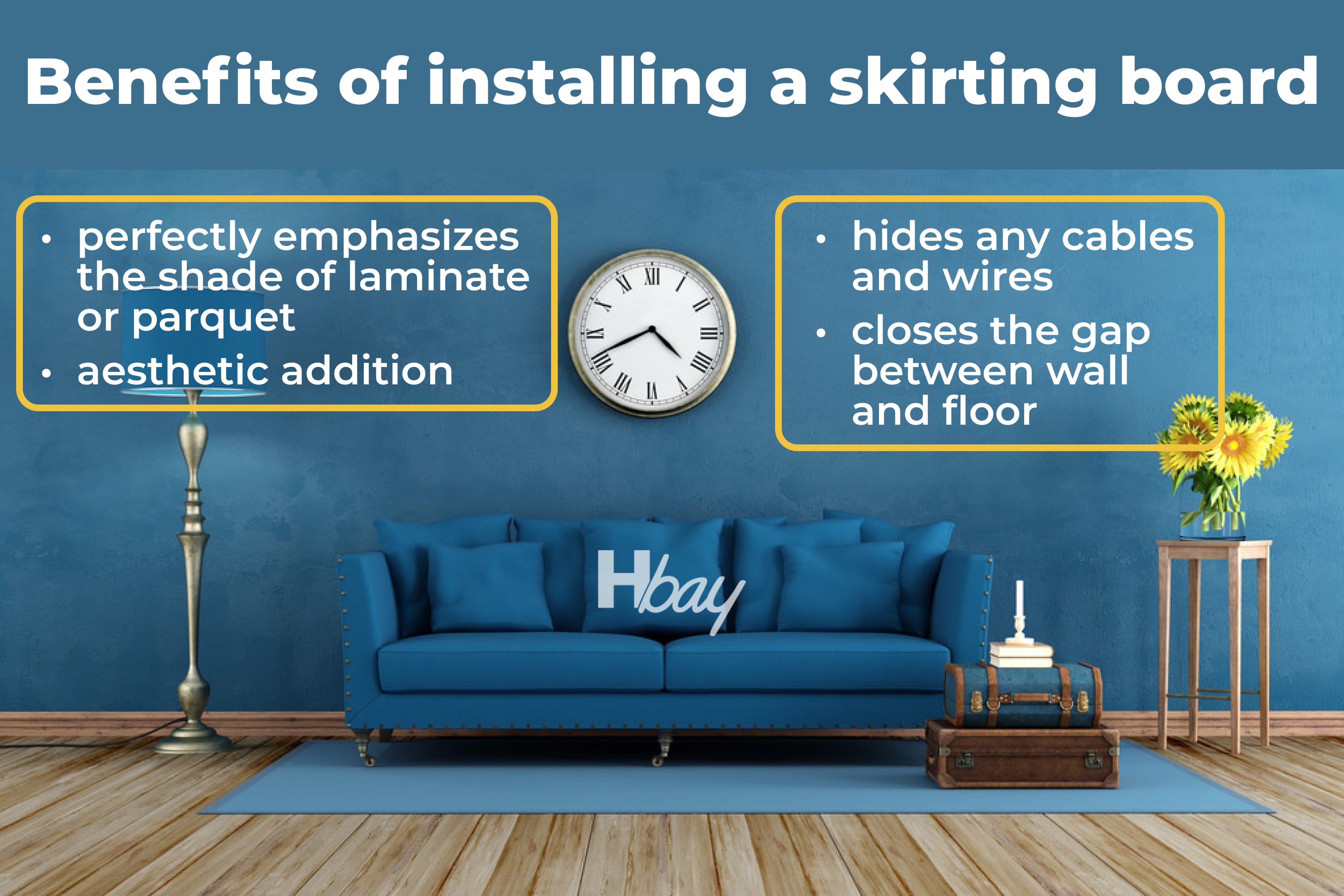 Benefits of installing a skirting board