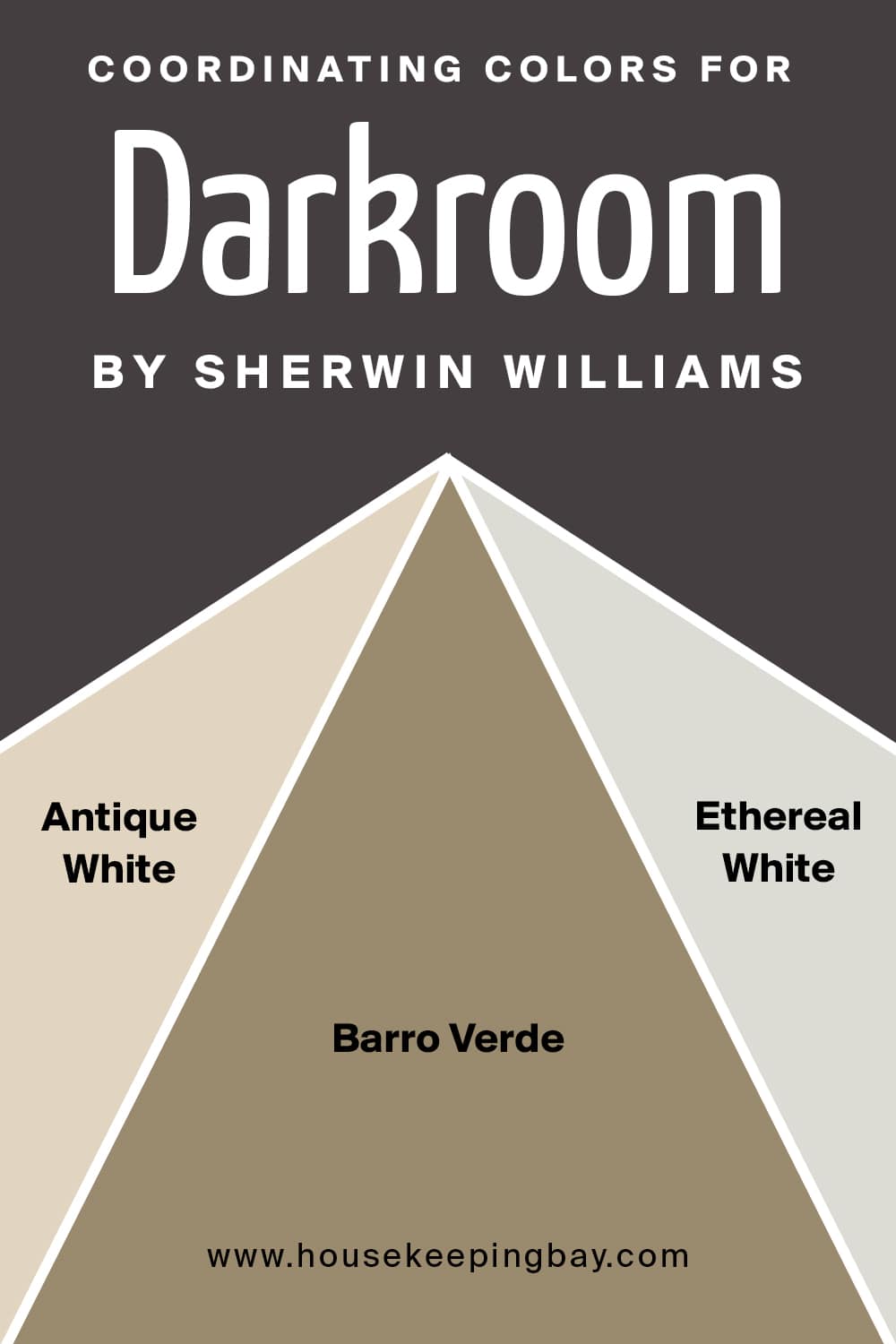 Coordinating Colors for Darkroom by Sherwin Williams