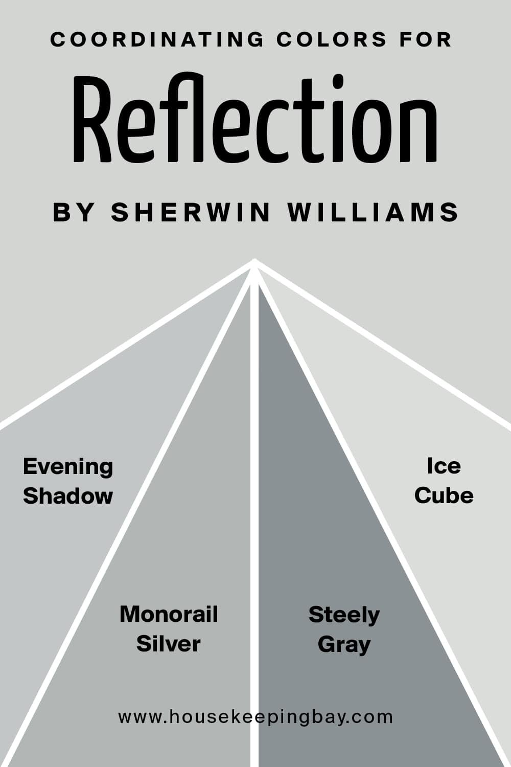 Coordinating Colors for Reflection by Sherwin Williams