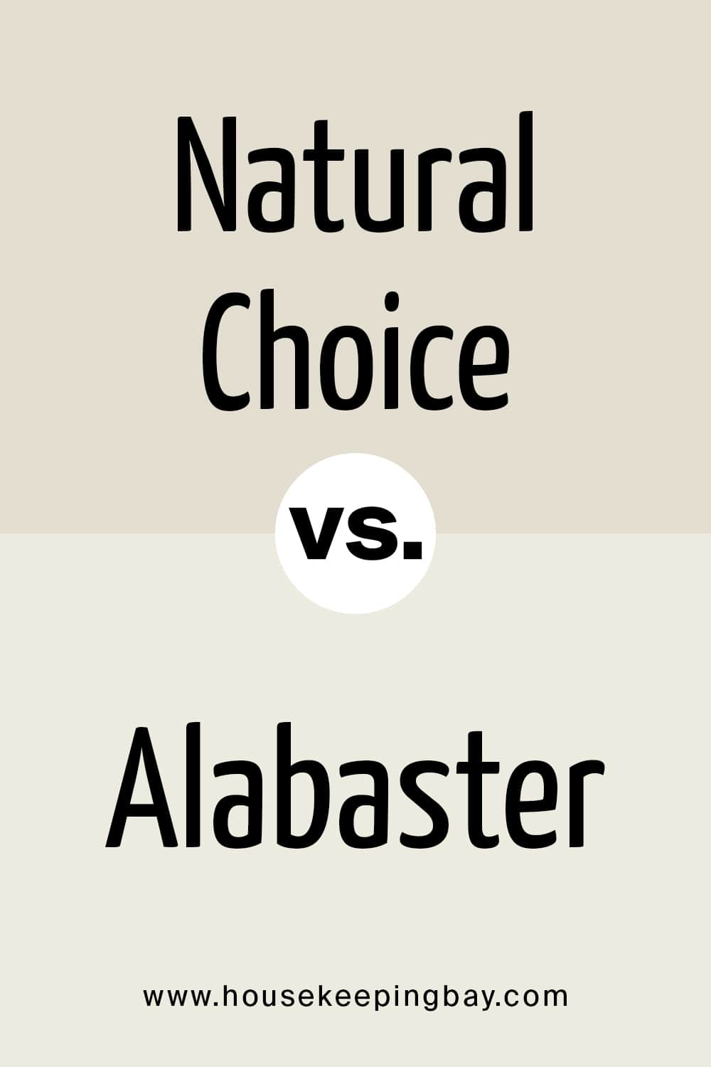 Natural Choice VS Alabaster