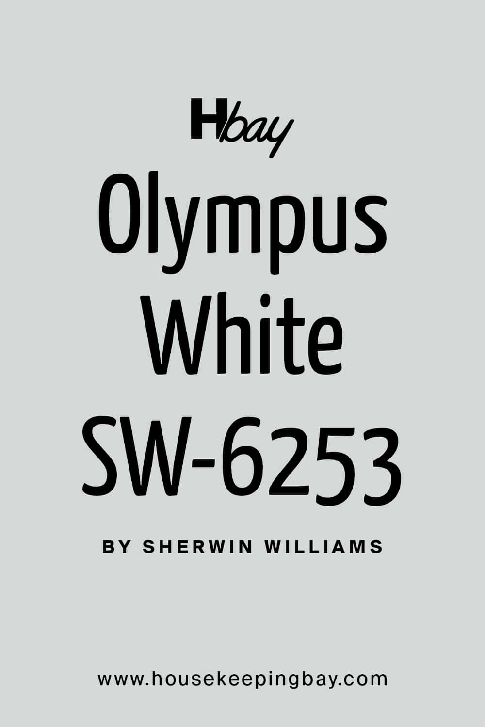 Olympus White SW 6253 Paint Color by Sherwin Williams