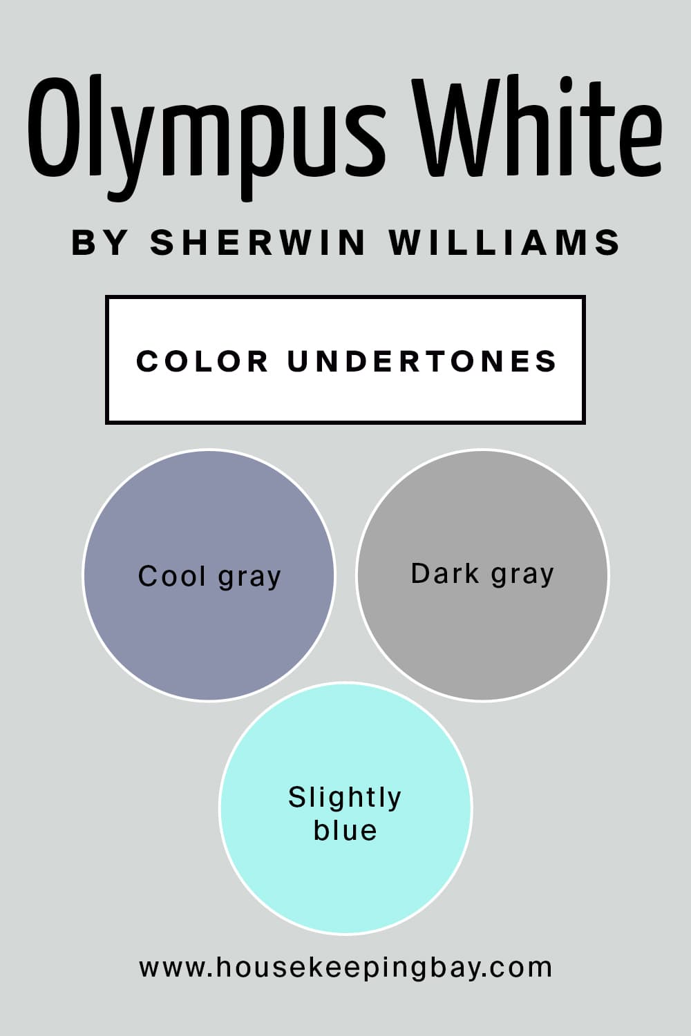 Olympus White by Sherwin Williams Color Undertones