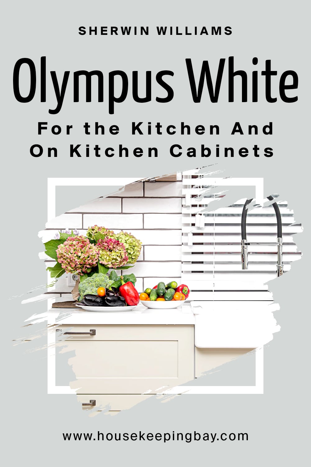 Sherwin Williams. Olympus White For the Kitchen And On Kitchen Cabinets