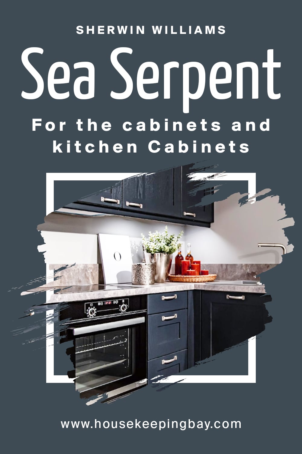 Sherwin Williams. Sea Serpent For the cabinets and kitchen Cabinets