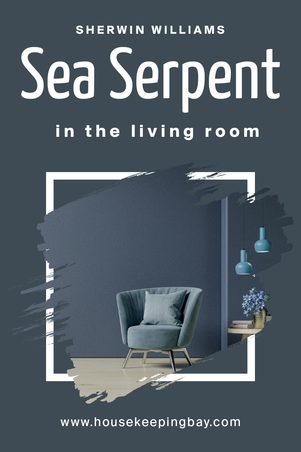 Sherwin Williams. Sea Serpent In the Living Room