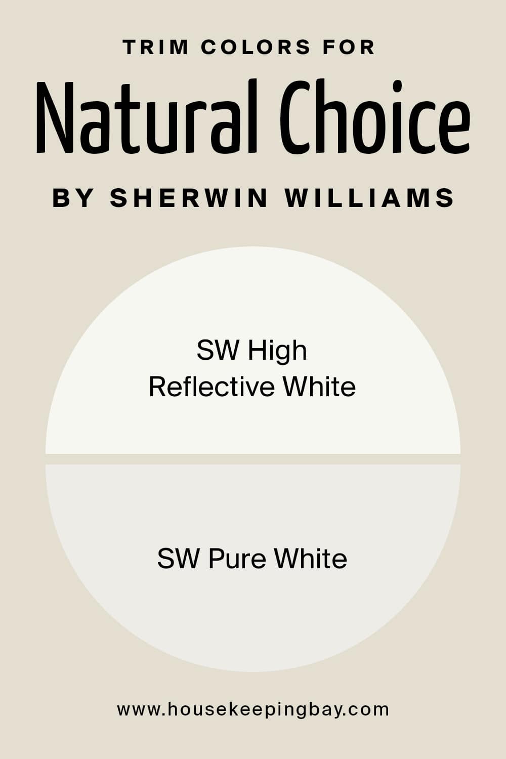 Trim Colors for Natural Choice by Sherwin Williams