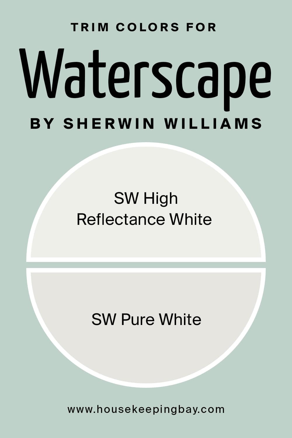 Trim Colors for Waterscape by Sherwin Williams