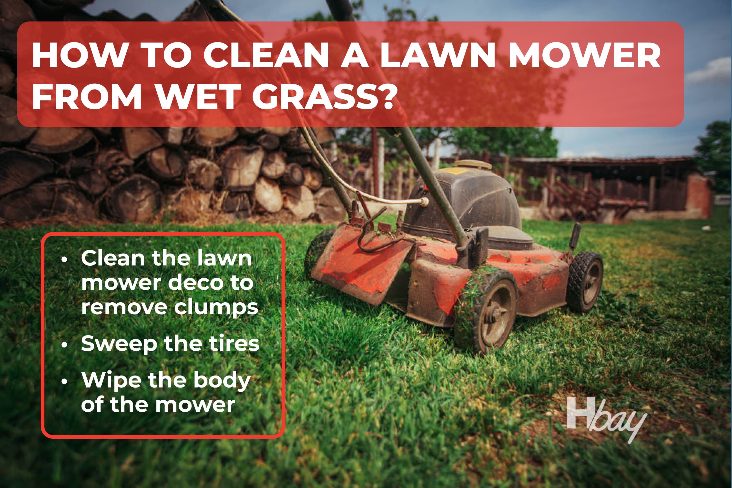 You Will Have to Do Extra Cleanup After Mowing a Wet Lawn