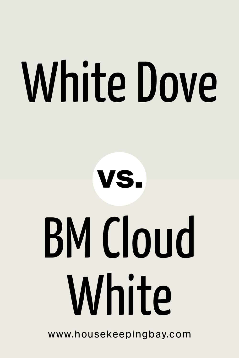 BM Cloud White vs White Dove
