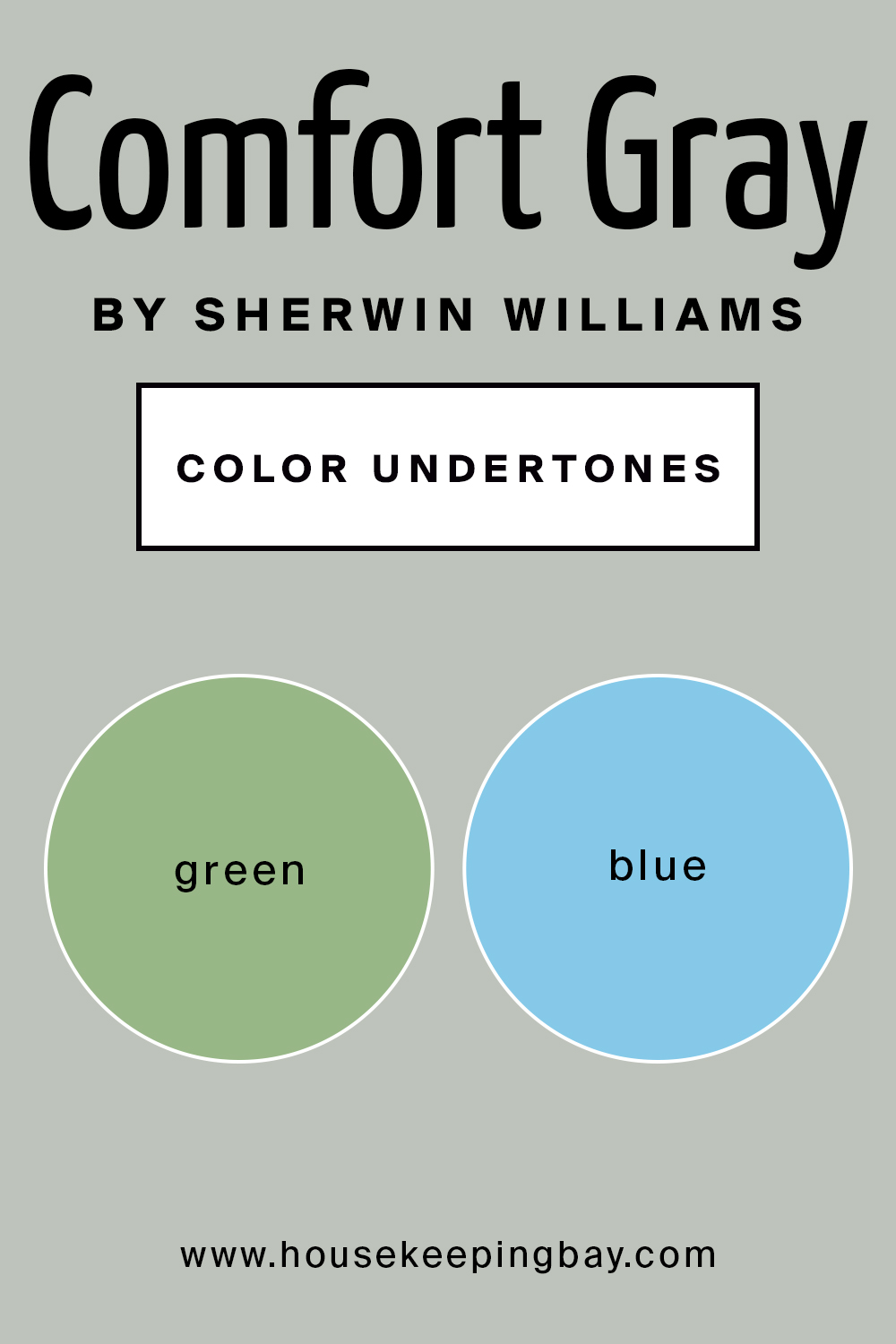 Comfort Gray by Sherwin Williams Color Undertones