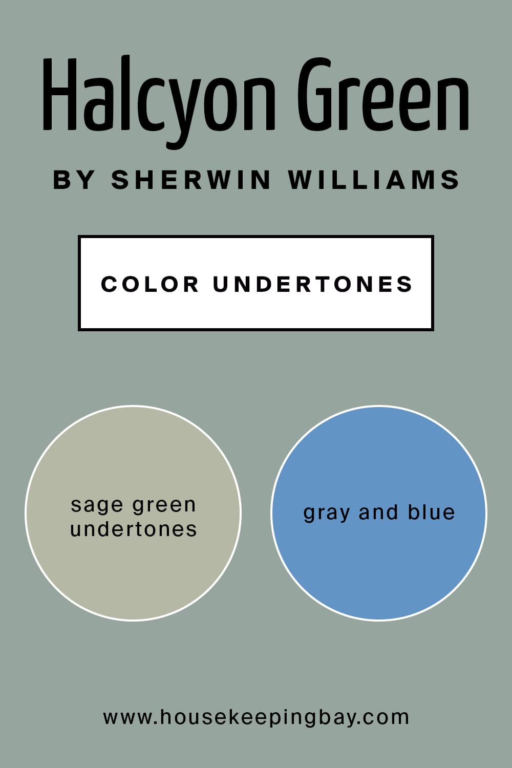 Halcyon Green by Sherwin Williams Color Undertones