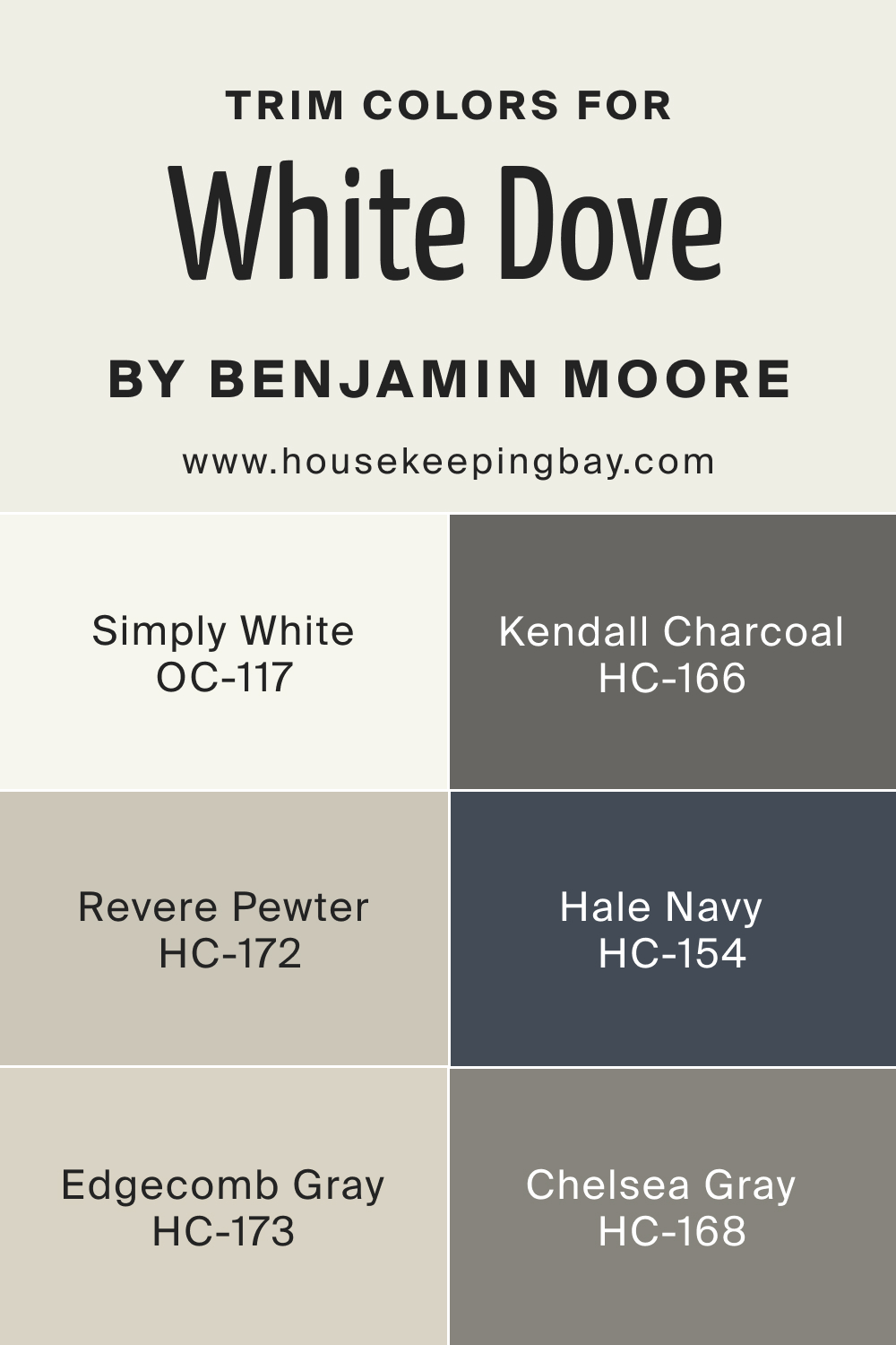 How Benjamin Moore White Dove Will Work On Your Trim