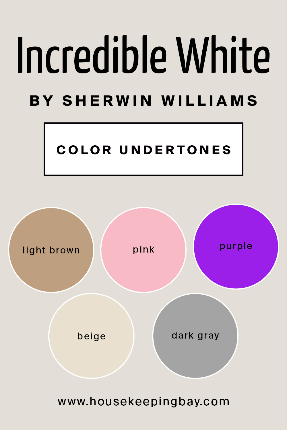 Incredible White by Sherwin Williams Color Undertones