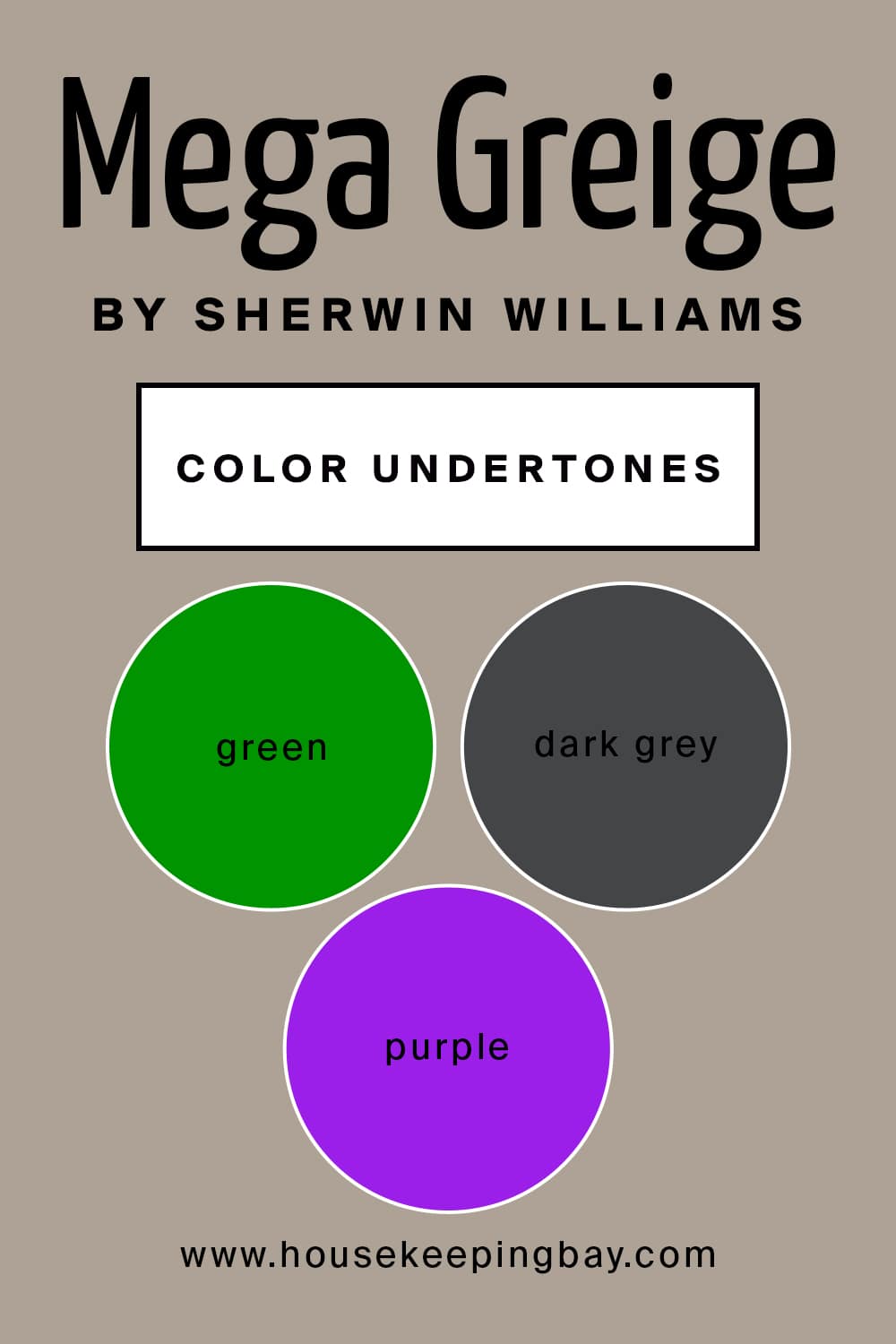 Mega Greige by Sherwin Williams Color Undertones