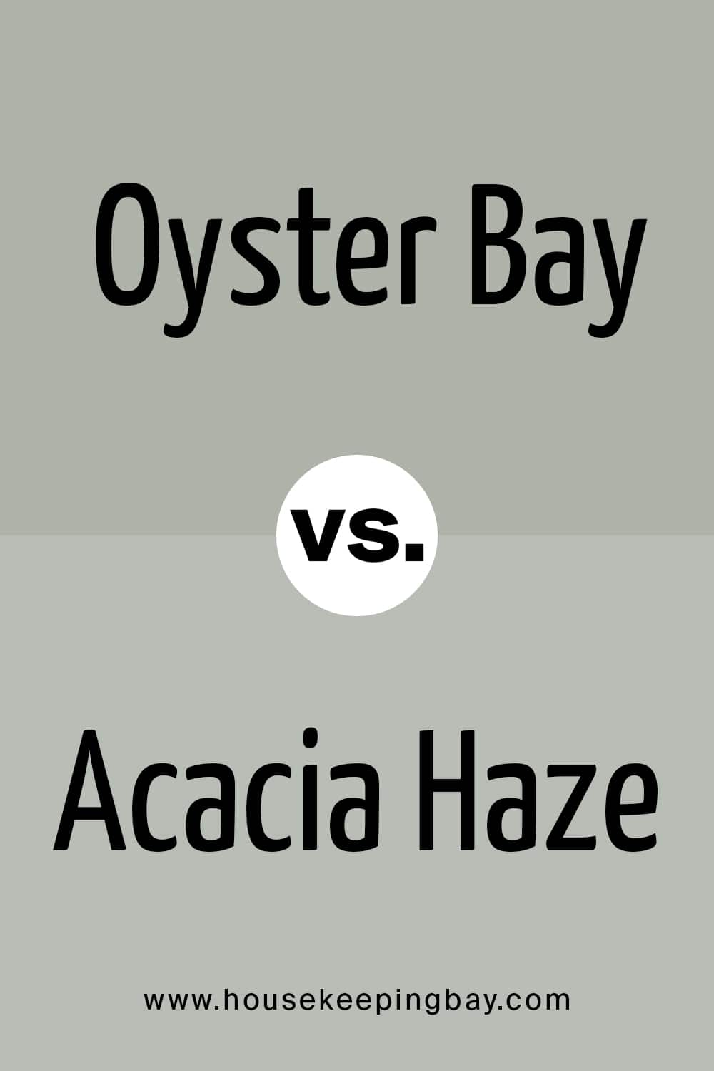 Oyster Bay VS Acacia Haze