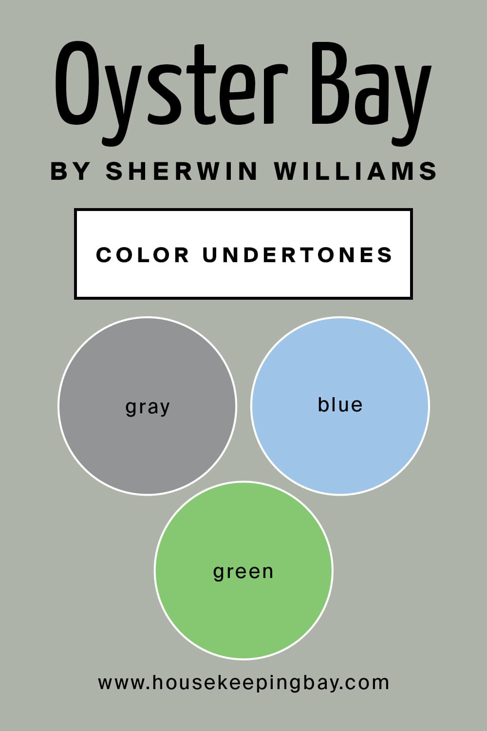 Oyster Bay by Sherwin Williams Color Undertones