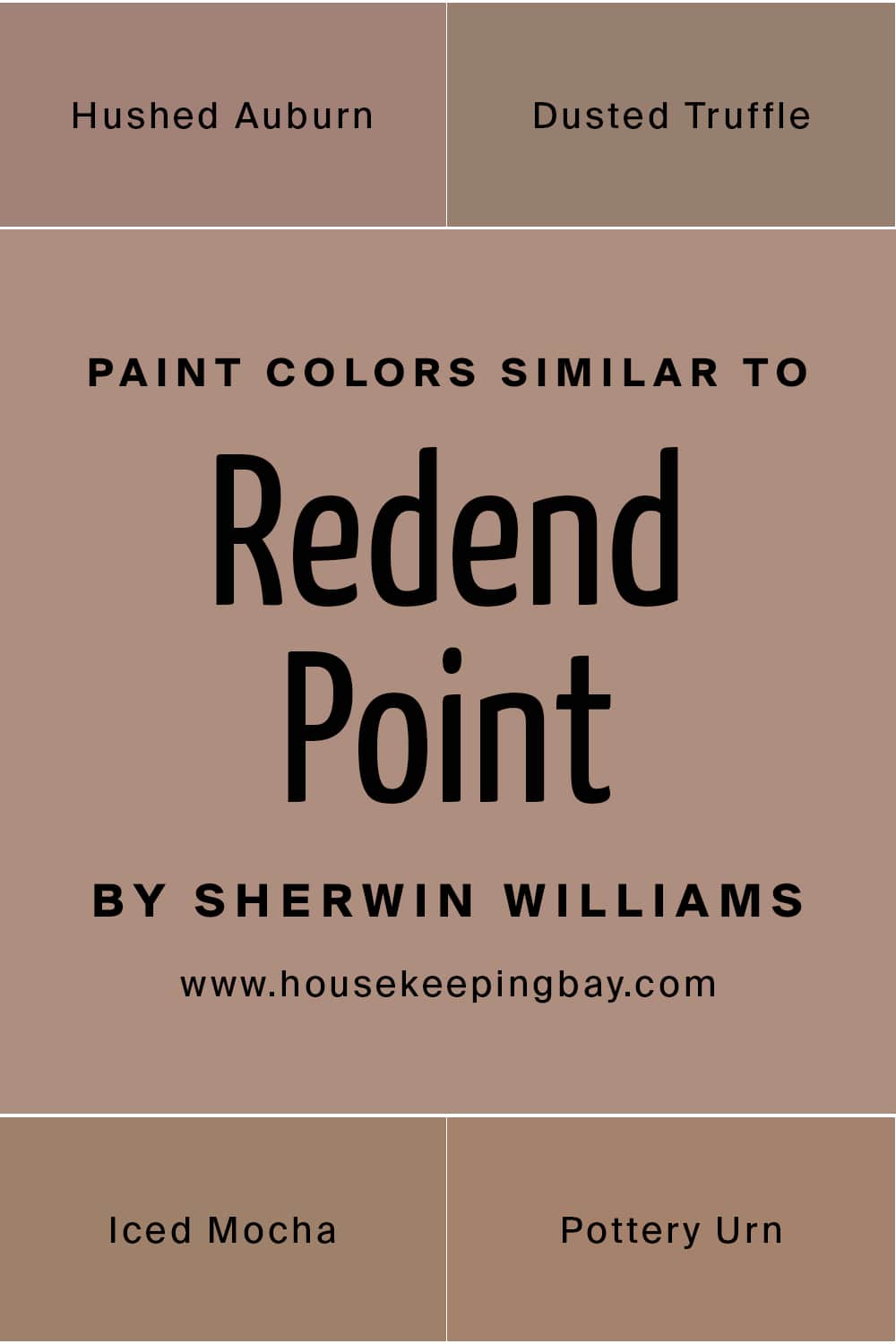 Paint Colors Similar to Redend Point by Sherwin Williams