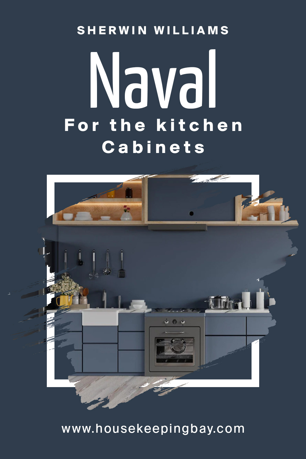 Sherwin Williams. Naval For the kitchen Cabinets
