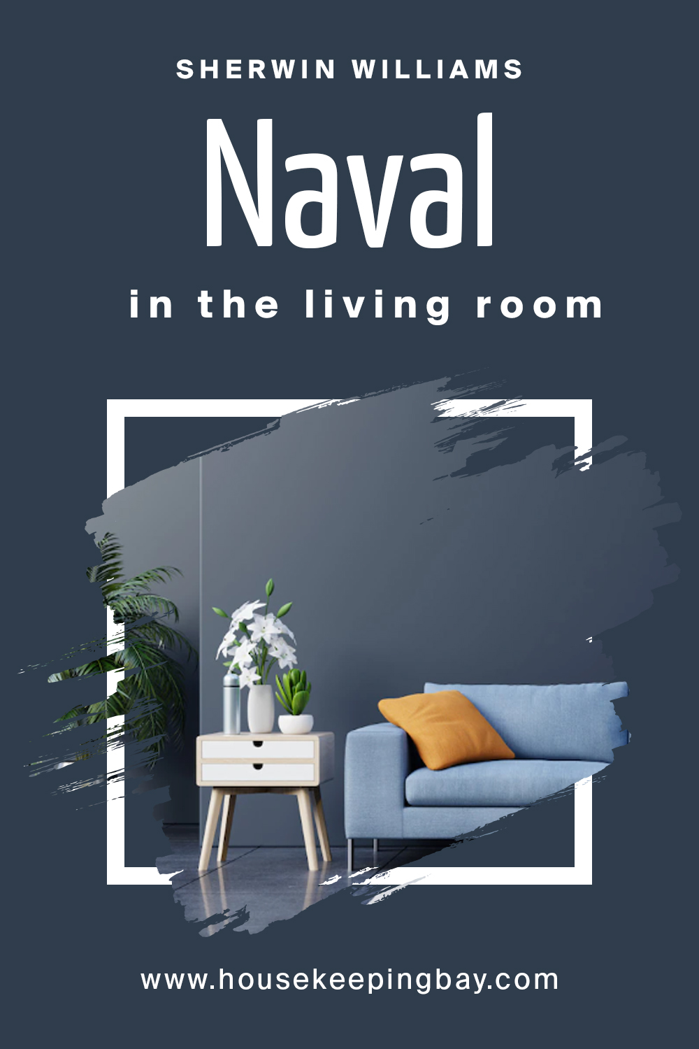 Sherwin Williams. Naval In the Living Room