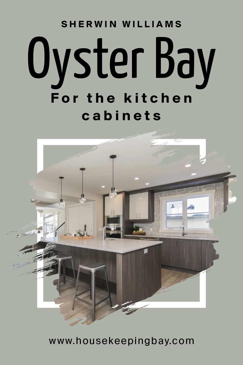 Sherwin Williams. Oyster Bay For the kitchen Cabinets